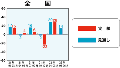 戸建注文住宅受注棟数指数＜全国＞表